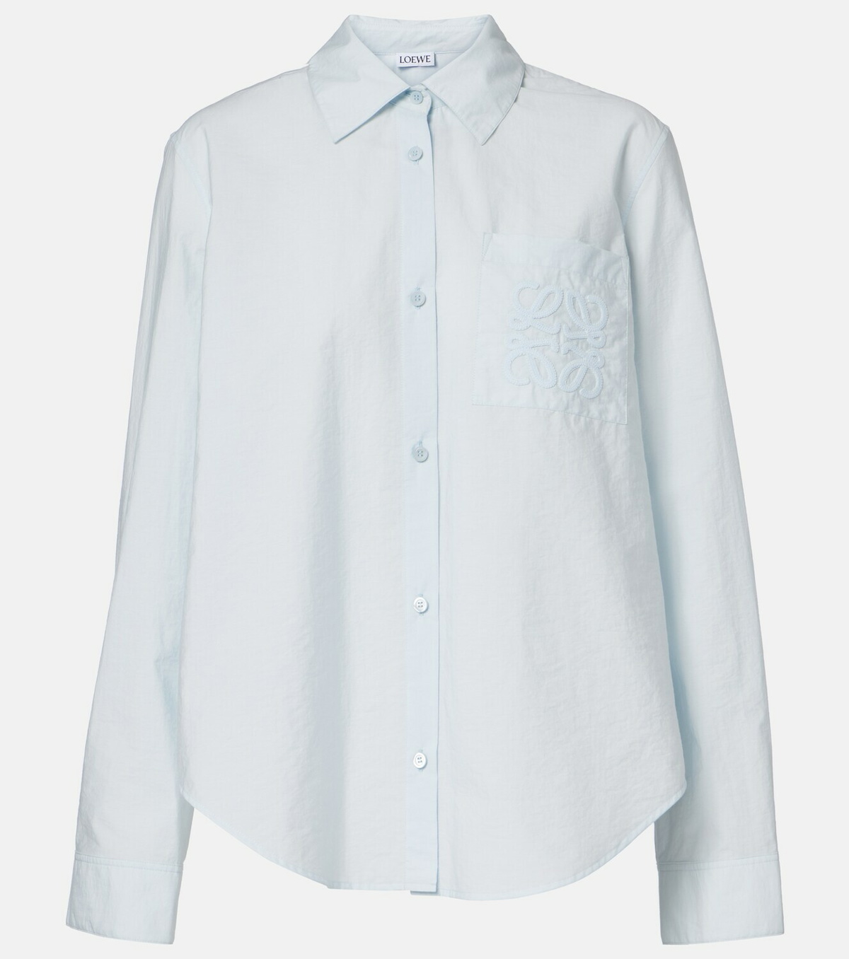 Loewe Paula's Ibiza Anagram cotton-blend poplin shirt