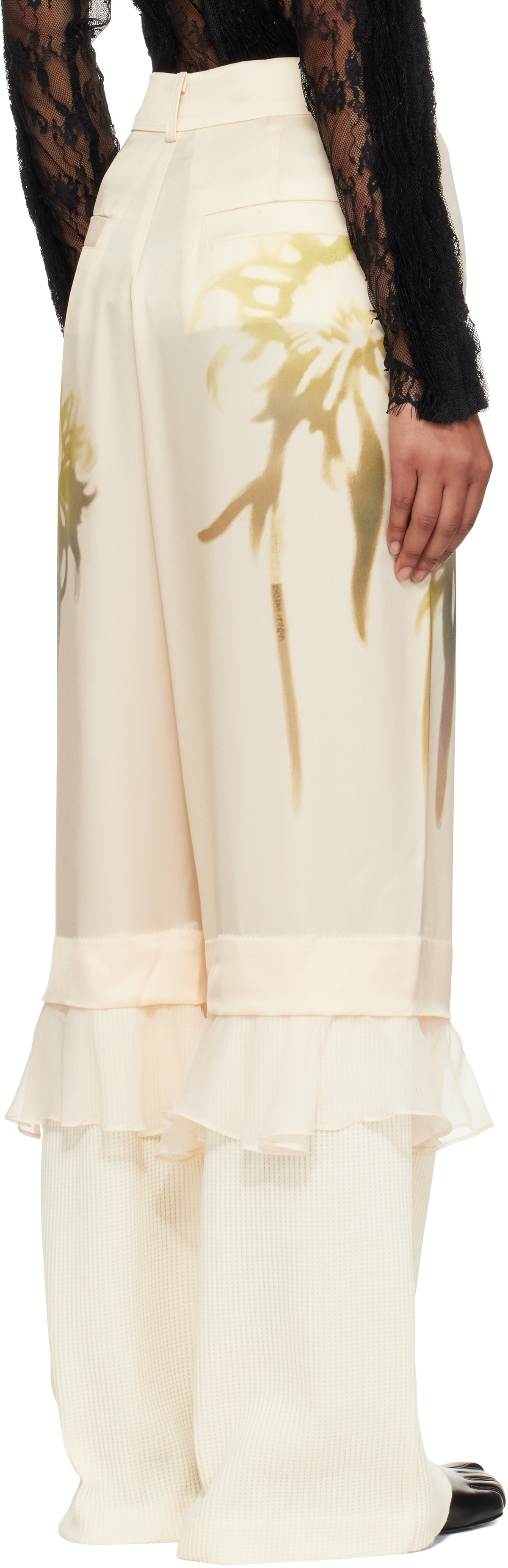 Collina Strada Beige Geranium Trousers
