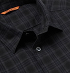 Barena - Coppi Slim-Fit Checked Cotton Shirt - Blue