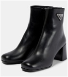 Prada Leather ankle boots