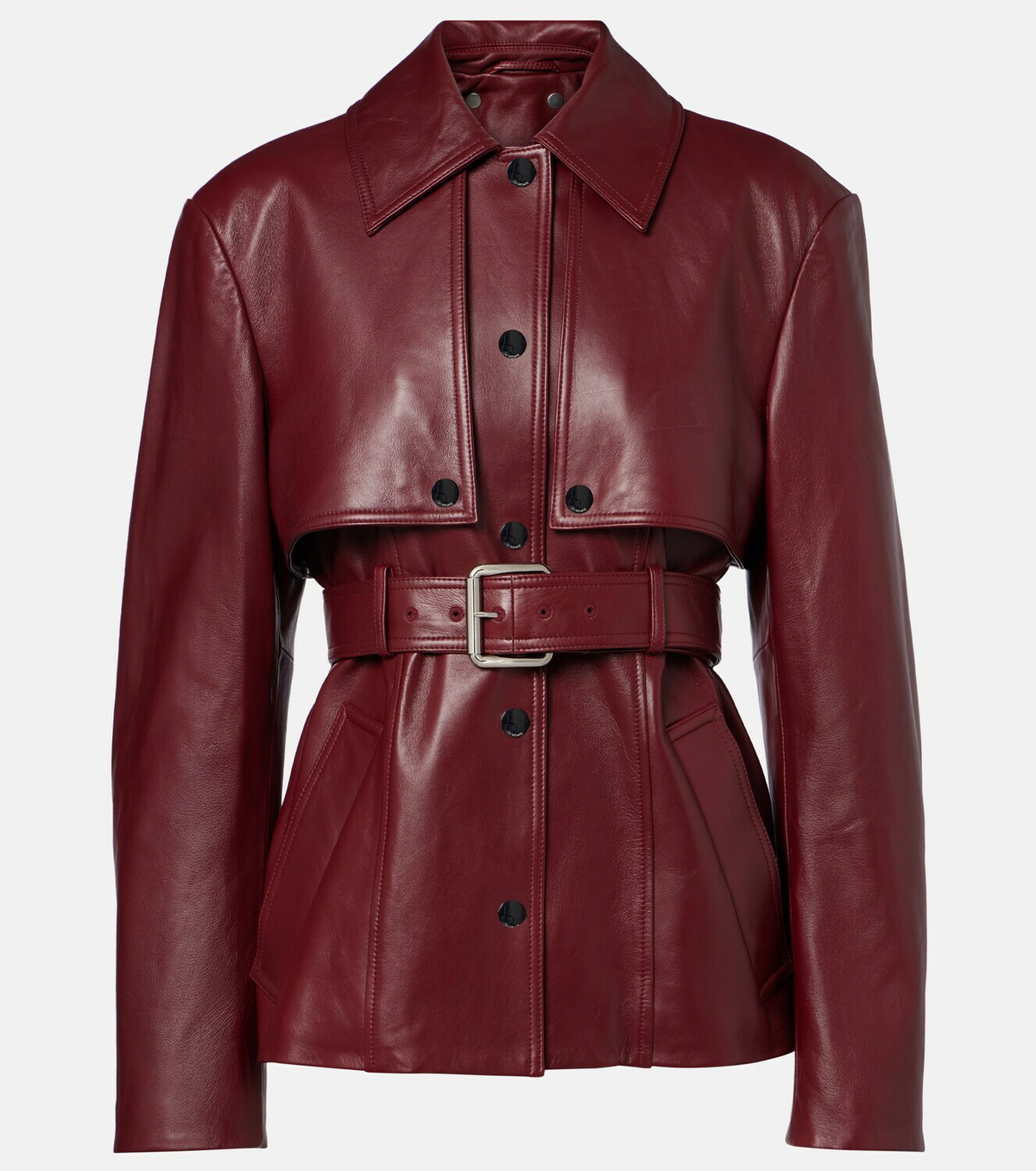 Sportmax Stenzone convertible leather jacket