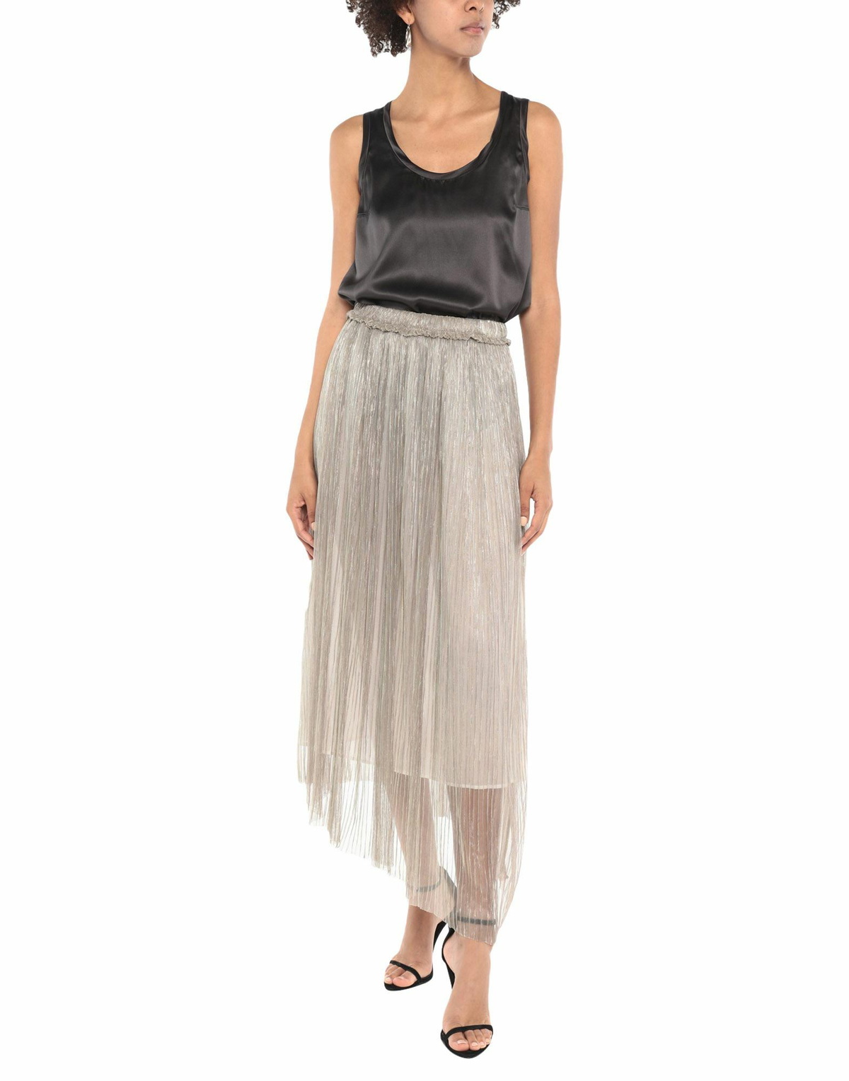 Marant Étoile Womens Midi skirt Platinum