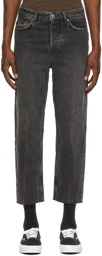 Ksubi Black Bullet Crop Jeans