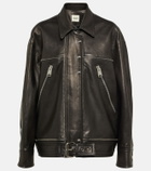Khaite Herman leather jacket