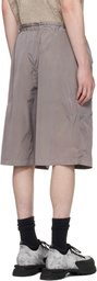 Charlie Constantinou SSENSE Exclusive Gray Nylon Essential Shorts