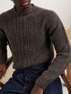 Barbour - Cable-Knit Wool Sweater - Brown