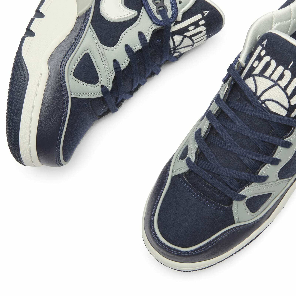 Nike x Nigo Air Force 3 Low SP Sneaker in Midnight Navy/Off White/Shadow Grey
