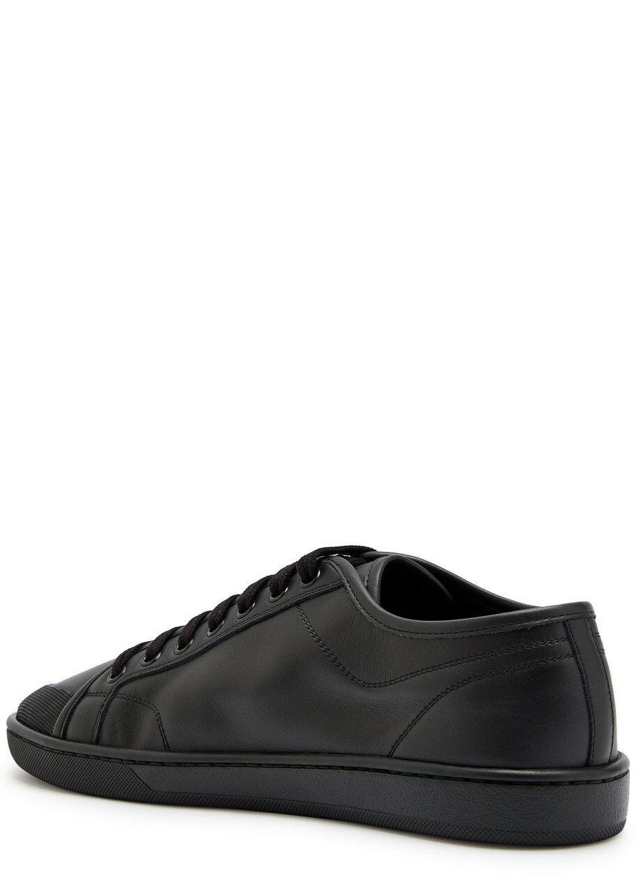 Saint Laurent Gym Leather Sneakers Black