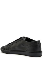 Saint Laurent Gym Leather Sneakers Black