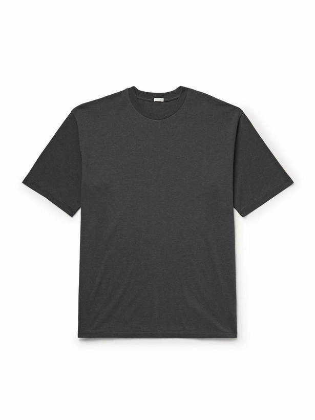 Photo: A.PRESSE - Cashmere and Silk-Blend Jersey T-Shirt - Gray