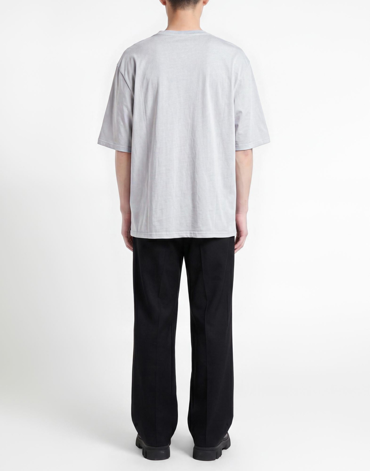 Moschino Couture Mens T-shirt Light in Grey