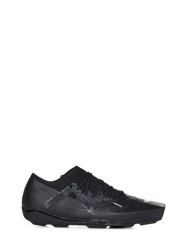 Photo: Black Synthetic Leather And Fabric Coperni X Puma 90sqr Sneakers