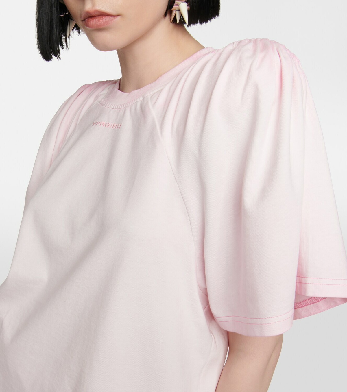 Y/Project Embroidered cotton top