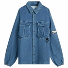 Nike Men's Nocta Denim Shirt in French Blue