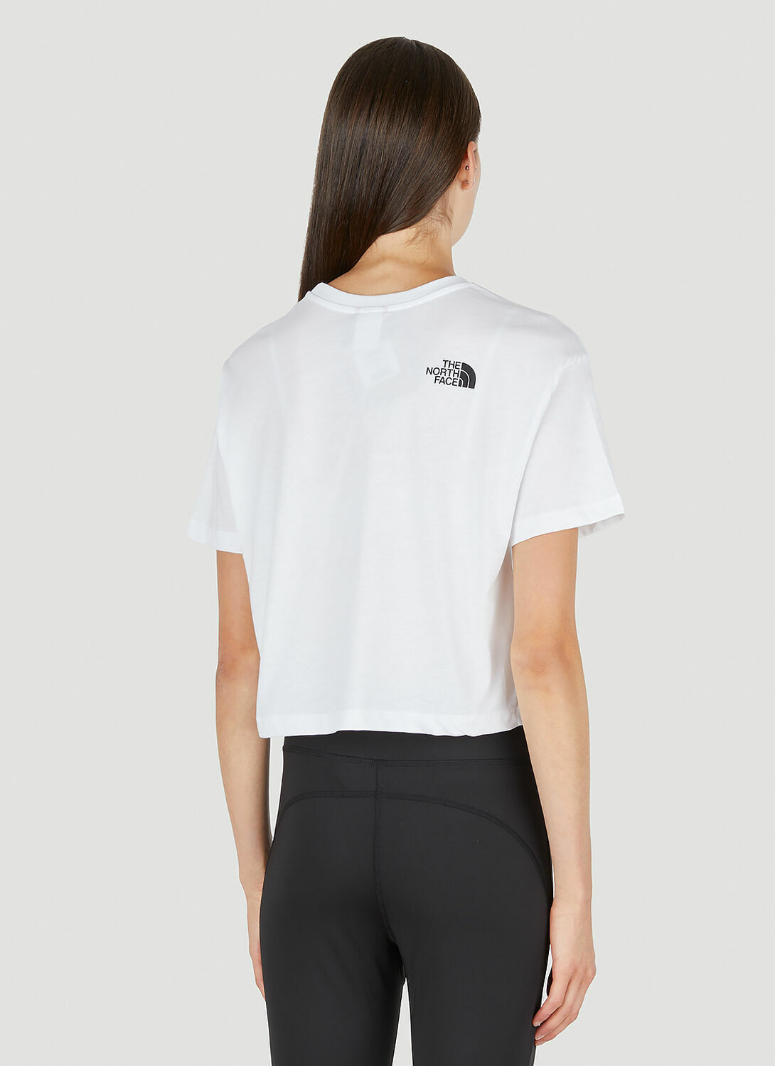 The North Face Logo Print Cropped T-Shirt