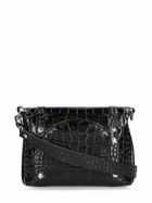 VIVIENNE WESTWOOD Kim Croc Embossed Leather Crossbody Bag