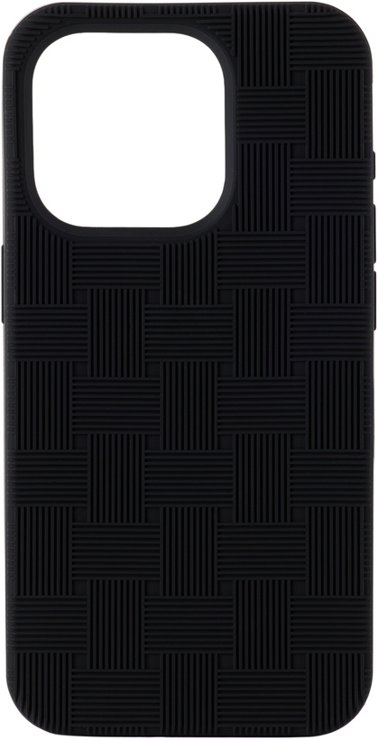 Photo: Bottega Veneta Black Intreccio iPhone 15 Pro Case