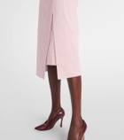 Bottega Veneta Cotton twill midi skirt