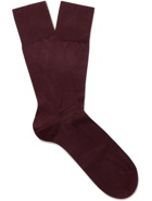 Falke - No 4 Mulberry Silk-Blend Socks - Purple