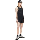 Satisfy Black Space‑O Singlet Tank Top