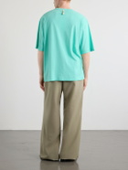 Jacquemus - Logo-Print Cotton and Hemp-Blend T-Shirt - Green