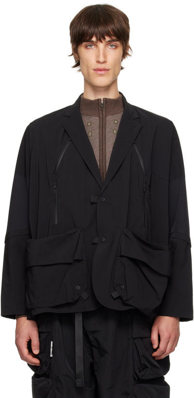 Photo: Archival Reinvent Black 3D Suit Jacket