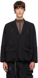 Archival Reinvent Black 3D Suit Jacket