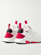 TOM FORD - Jago Mesh and Shell Sneakers - White