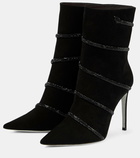 Rene Caovilla Morgana embellished suede boots