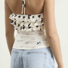Damson Madder Women's Zazie Jersey Halter in White