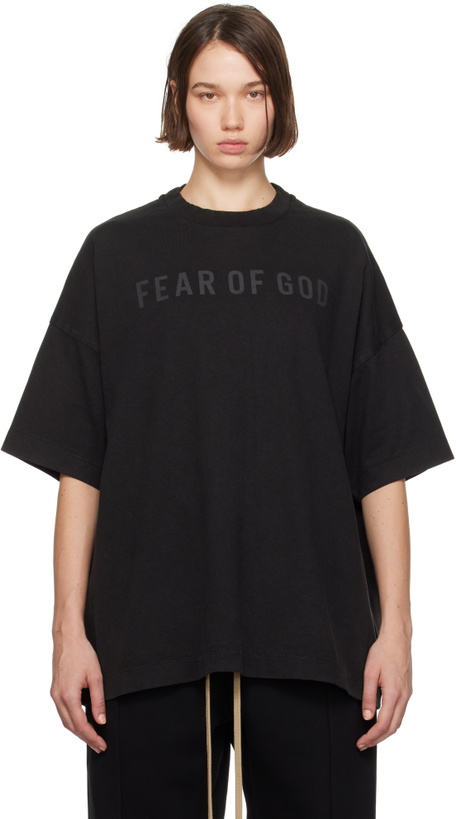 Photo: Fear of God Black ' Fear of God' T-shirt