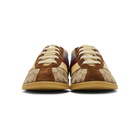 Gucci Beige and Brown GG Falacer Sneakers