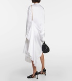 Loewe Chain-detail silk shirt dress