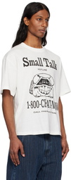 Small Talk Studio White 'Small Talk Hotline' S/S T-shirt