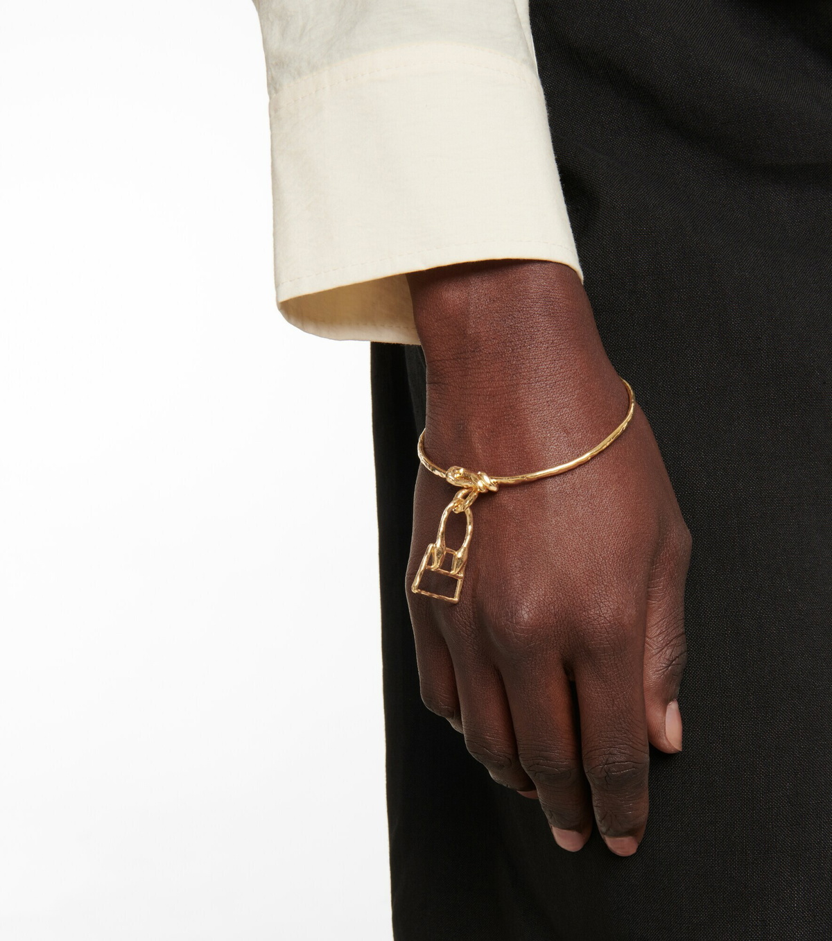 Jacquemus The Tourni Bracelet in Silver