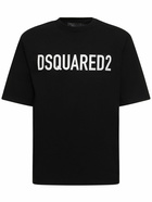 DSQUARED2 - Loose Fit Printed Cotton T-shirt