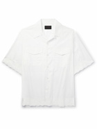 Simone Rocha - Convertible-Collar Broderie Anglaise Cotton-Poplin Shirt - White