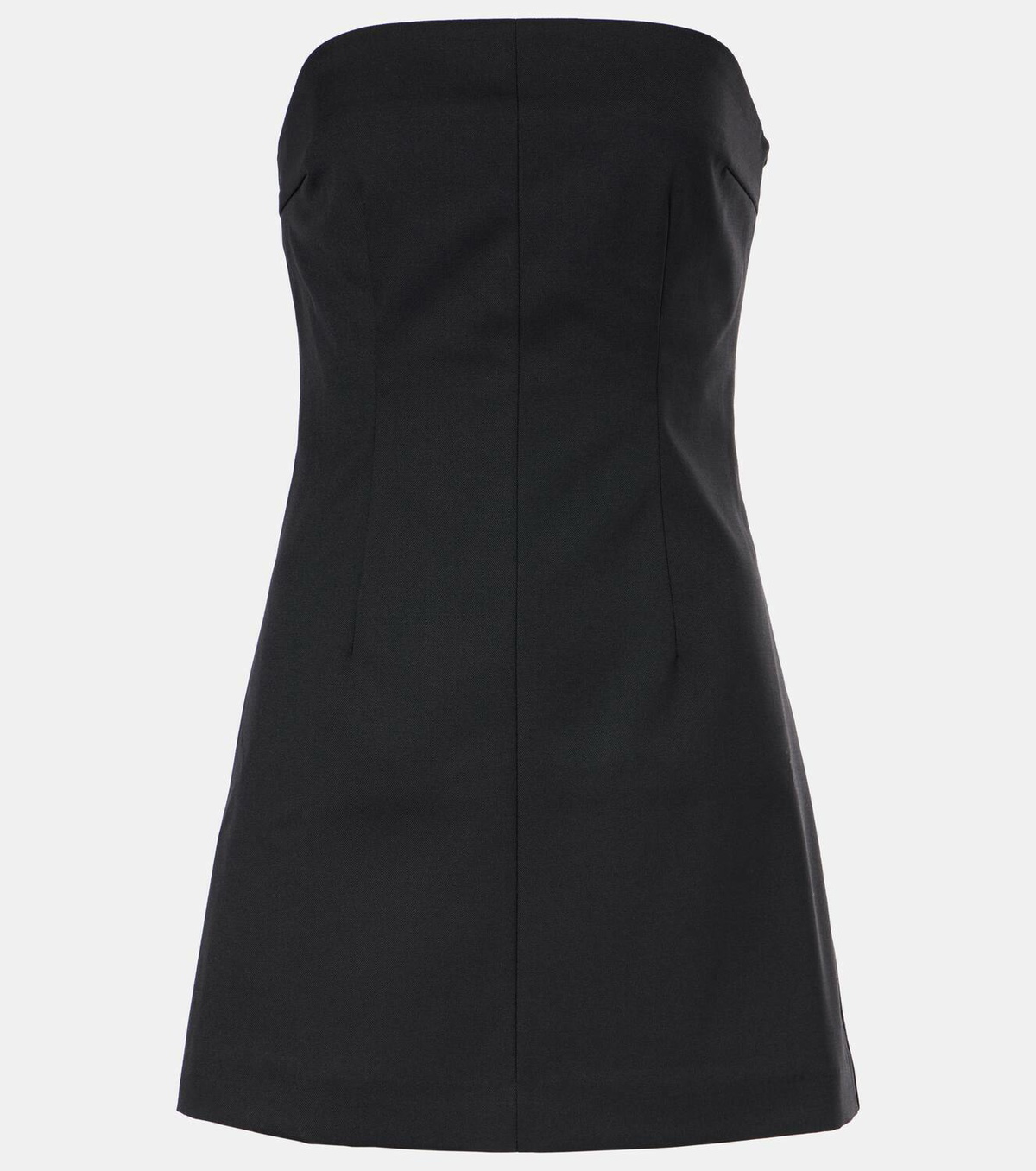 Entire Studios Chute strapless satin minidress
