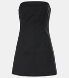 Entire Studios Chute strapless satin minidress
