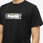 F.C. Real Bristol Men's FC Real Bristol Camouflage Box Logo T-Shirt in Black