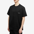 Wooyoungmi Men's Square Logo T-Shirt in Black