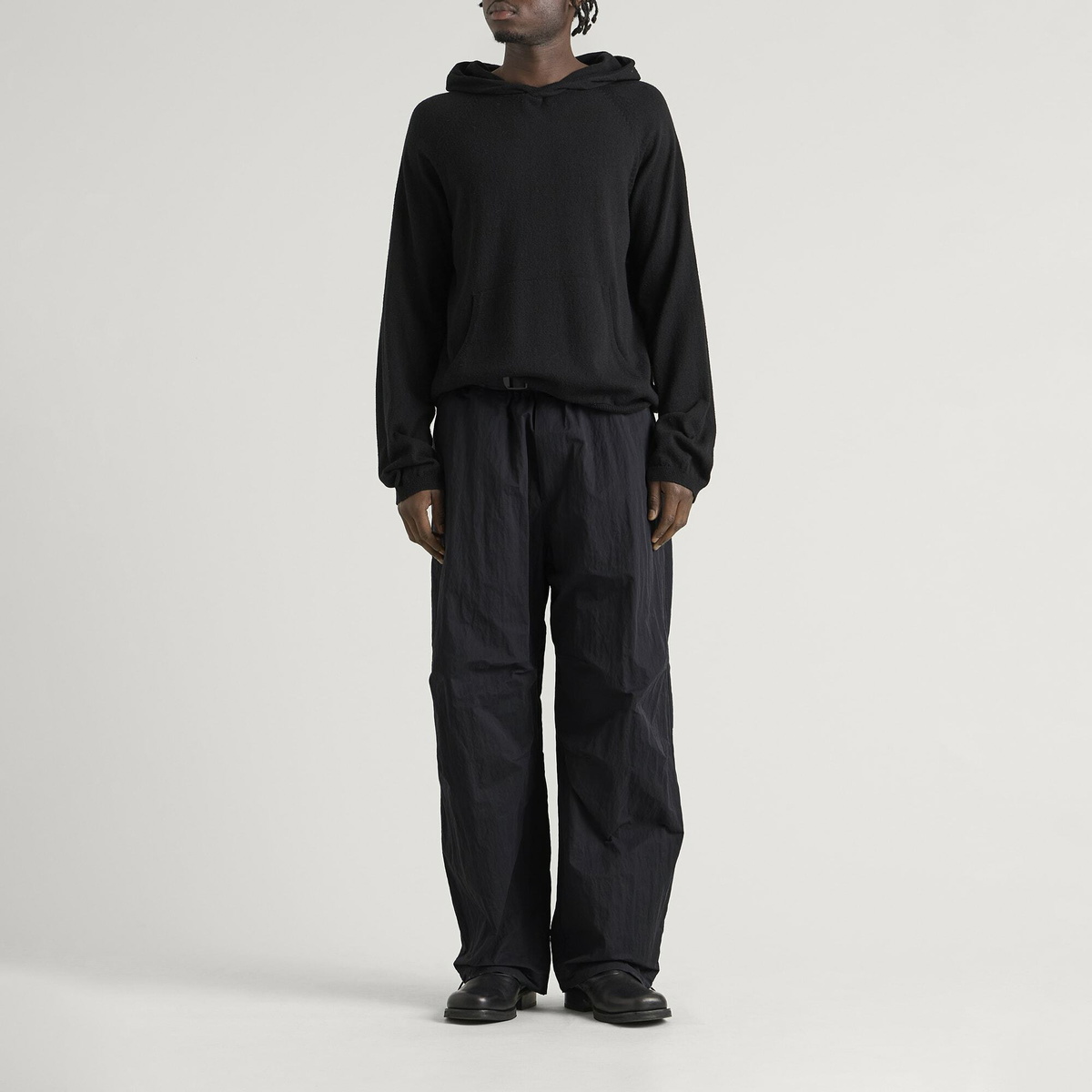 Studio Nicholson Men's Caro Belted Pant in Black