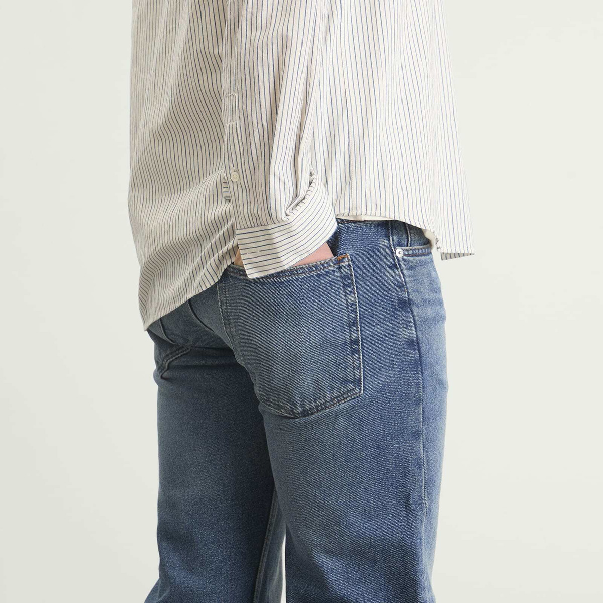 A.P.C. Men's Rescue Jeans in Washed Indigo