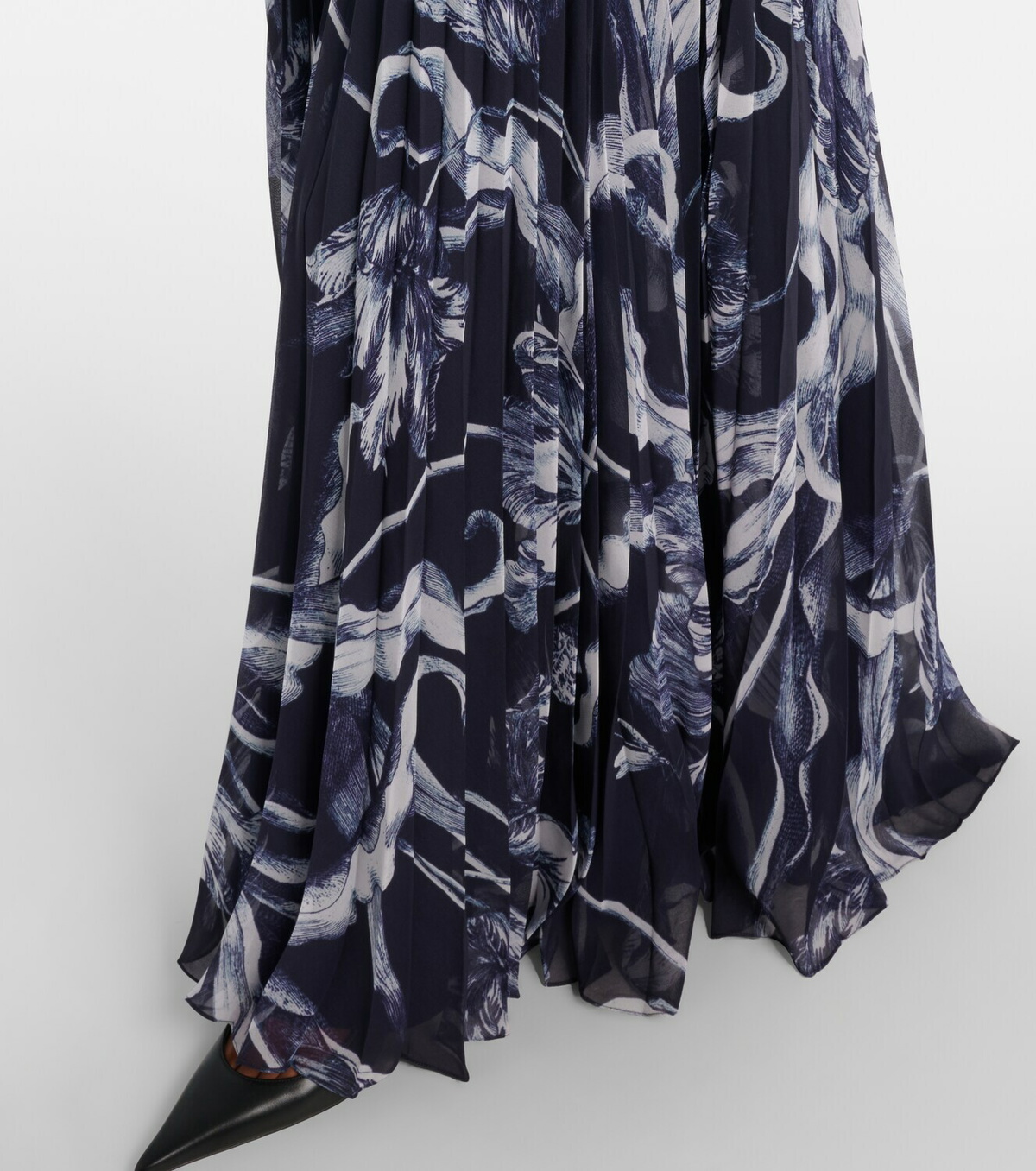 Erdem Floral voile gown