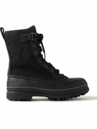Sorel - CARIBOU™ ROYAL Rubber-Trimmed Quilted Shell Snow Boots - Black