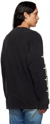 R13 Black Gothic Long Sleeve T-Shirt