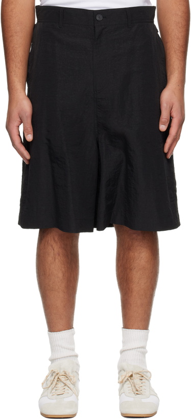 Photo: LE17SEPTEMBRE Black Adjustable Bermuda Shorts