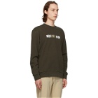 1017 ALYX 9SM Brown Mirrored Logo Sweatshirt