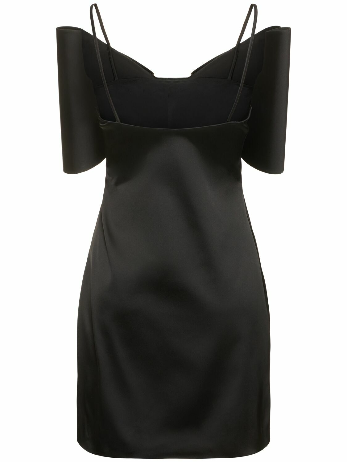 MACH & MACH - Le Cadeau Bow Organza Mini Dress