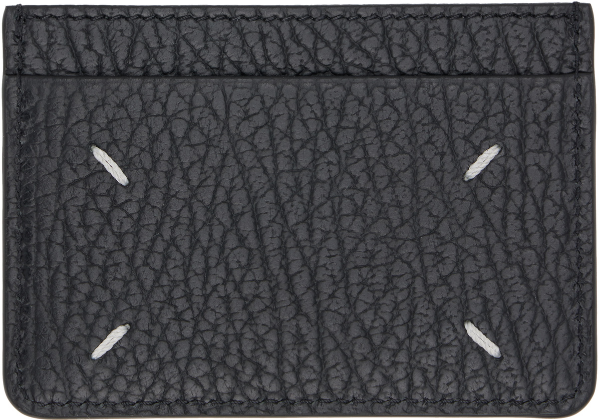 折りたたみ財布 Maison Margiela Four Stitches Grainy Leather Billfold Wallet Maison Margiela 4 Stitch Grain Leather Bifold Wallet